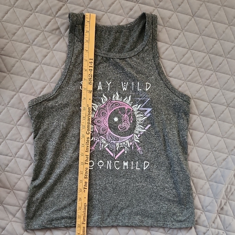 Stay Wild Moon Child Shein Tank Top-Size Medium - Picture 2 of 5